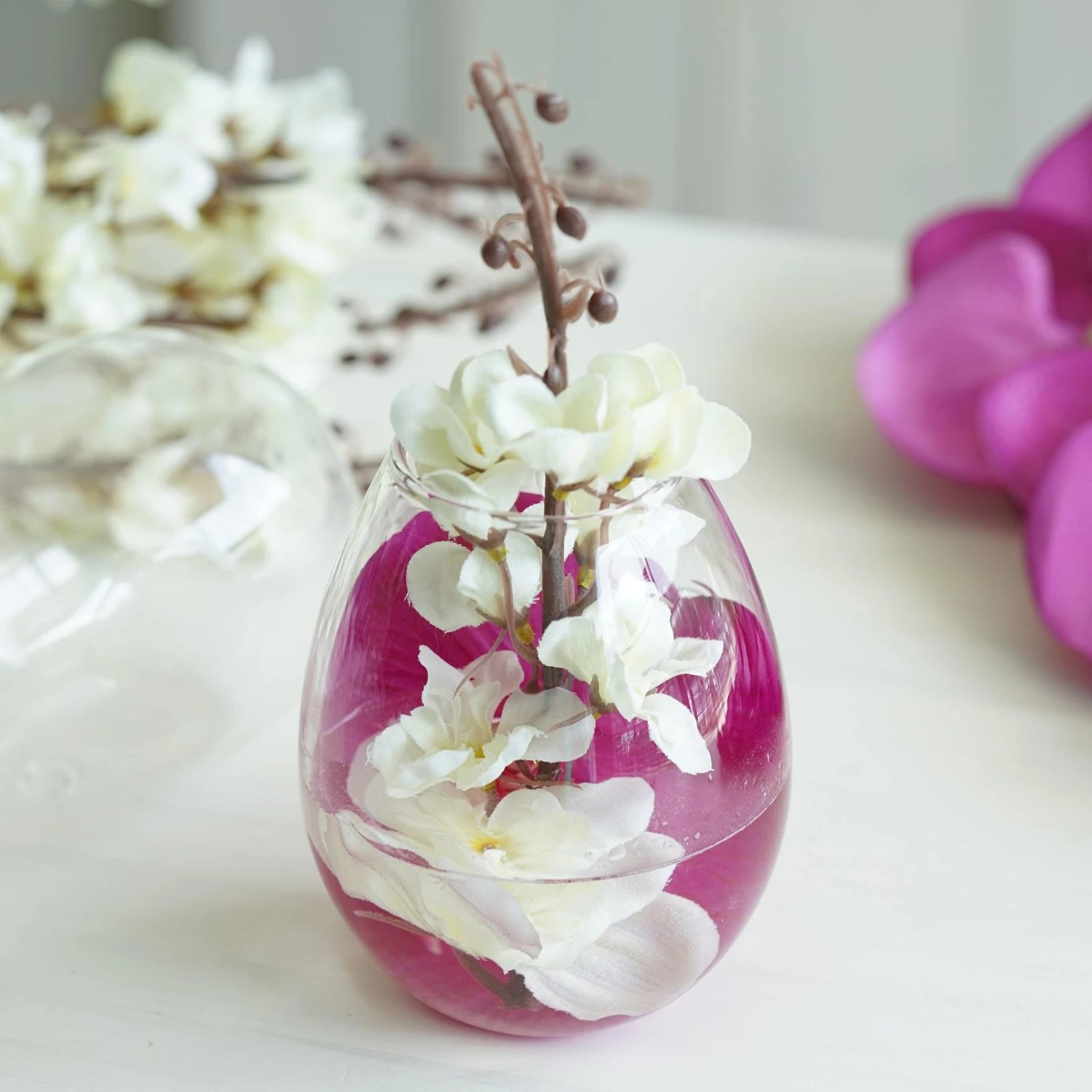 3 Pack - Egg Shaped Glass Wall Vase - Indoor Wall Mounted Planters - Hanging Terrariums 8 3 Pack - Egg Shaped Glass Wall Vase - Indoor Wall Mounted Planters - Hanging Terrariums - Image 8