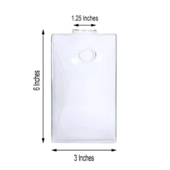 3 Pack - Trapezoid Glass Wall Vase - Indoor Wall Mounted Planters - Hanging Terrariums 27 3 Pack - Trapezoid Glass Wall Vase - Indoor Wall Mounted Planters - Hanging Terrariums -Home Decor Promotional Store GLAS VASE003 TPZ CLR 98 1