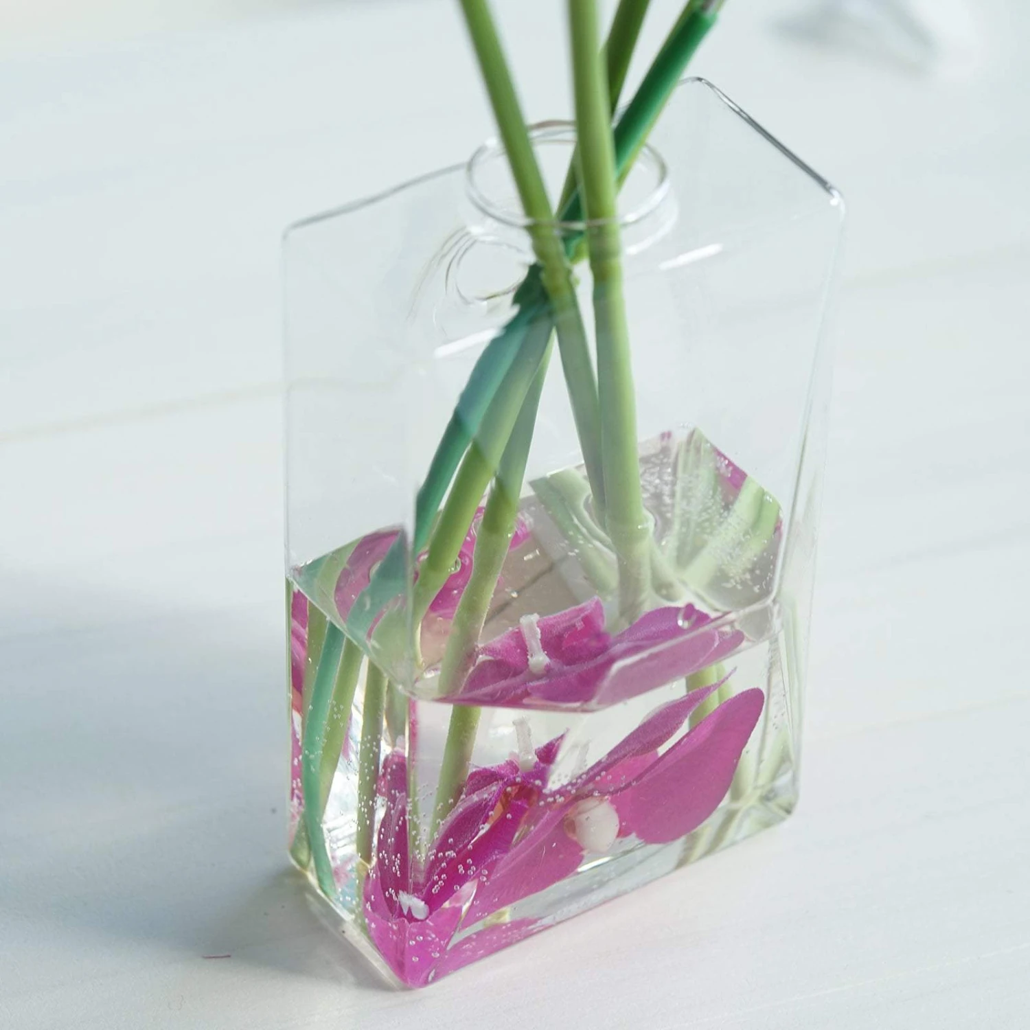 3 Pack - Trapezoid Glass Wall Vase - Indoor Wall Mounted Planters - Hanging Terrariums 10 3 Pack - Trapezoid Glass Wall Vase - Indoor Wall Mounted Planters - Hanging Terrariums - Image 10