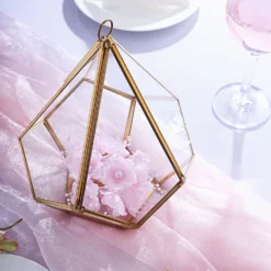 Hanging Gold Metal Frame Glass Geometric Teardrop Terrarium, Self Standing Air Plant Holder 9" -Home Decor Promotional Store GLAS VASE006 GOLD D04.progressive 69365d9a e6b0 4383 b387 b513de82a871
