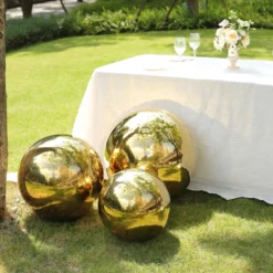 Gold Stainless Steel Gazing Globe Mirror Ball, Reflective Shiny Hollow Garden Spheres 35 Gold Stainless Steel Gazing Globe Mirror Ball, Reflective Shiny Hollow Garden Spheres -Home Decor Promotional Store Gold Stainless Steel Gazing Globe Mirror Ball 3 cff0bcdf 1fdd 4c86 8e69 aaf103d22119