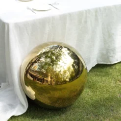 Gold Stainless Steel Gazing Globe Mirror Ball, Reflective Shiny Hollow Garden Spheres 38 Gold Stainless Steel Gazing Globe Mirror Ball, Reflective Shiny Hollow Garden Spheres -Home Decor Promotional Store Gold Stainless Steel Gazing Globe Mirror Ball 4 7f80120e c488 4818 83e9 efa2161a3565