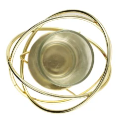 3 Pack Gold Metal Geometric Flower Bud Vase Votive Candle Holder Set 3" 24 3 Pack Gold Metal Geometric Flower Bud Vase Votive Candle Holder Set 3" -Home Decor Promotional Store IRON CAND 012 GOLD D06