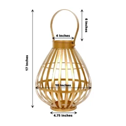 Gold Metal Open Weave Basket Candle Lantern Indoor/Patio Centerpiece With Handle - 17" Tall -Home Decor Promotional Store IRON CAND 017 M GOLD 98.progressive 9e0ec4f2 9cb2 4ae6 b3af 673e52652983