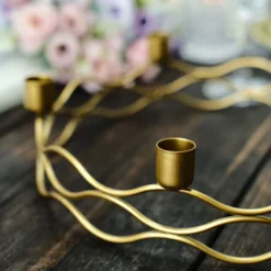 5 Arm Gold Metal Taper Candle Wreath Candelabra Candlestick Holder - 12" Round 15 5 Arm Gold Metal Taper Candle Wreath Candelabra Candlestick Holder - 12" Round -Home Decor Promotional Store IRON CAND TP001 L GOLD D0.progressive e5ec5b5f b665 4c47 9581 f6fc40721282