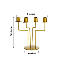 2 Pack Gold Metal Geometric Taper Candle Candelabra Holder Centerpiece 8" 4 Arm 19 2 Pack Gold Metal Geometric Taper Candle Candelabra Holder Centerpiece 8" 4 Arm -Home Decor Promotional Store IRON CAND TP006 GOLD 98.progressive 884f8711 c47a 46a7 a8fc c0afa28fd508