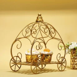 Gold Wrought Iron Cinderella Pumpkin Carriage Table Centerpiece 11" -Home Decor Promotional Store IRON COACH02 GOLD D02.progressive 52e8496b 8aaa 41a5 837d 07cc493c2abc