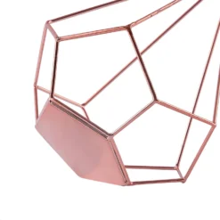 2 Pack Metal Pentagon Tealight Candle Holders, Open Frame Geometric Flower Stand 9" -Home Decor Promotional Store IRON HOLD 001 054 D04.progressive 13e49c66 2670 4740 bb41 80029af465df