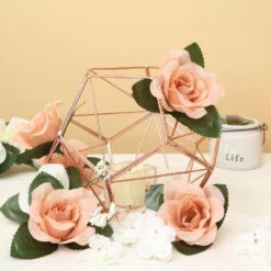 Metal Pentagon Prism Tealight Candle Holder, Open Frame Geometric Flower Stand 7" -Home Decor Promotional Store IRON HOLD 003 054 D15.progressive 33b42eb9 6a94 4a8d a40b 7340950d3c96