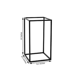 Rectangular Matte Black Metal Flower Stand, Geometric Centerpiece Vases 38 Rectangular Matte Black Metal Flower Stand, Geometric Centerpiece Vases -Home Decor Promotional Store IRON STND01 16 MBLK 99.98.progressive 87ec6a7f ae64 4a22 b010 e571b1aab193