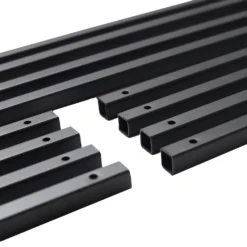 Rectangular Matte Black Metal Flower Stand, Geometric Centerpiece Vases 30 Rectangular Matte Black Metal Flower Stand, Geometric Centerpiece Vases -Home Decor Promotional Store IRON STND01 40 MBLK D06