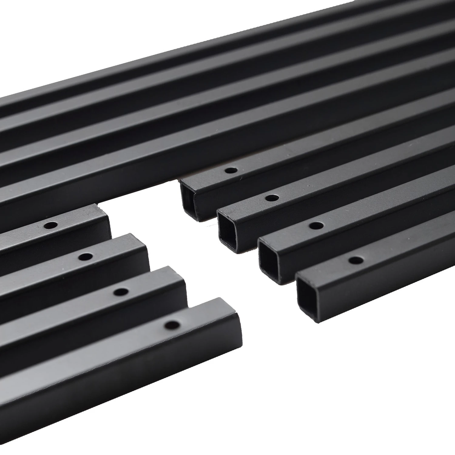 Rectangular Matte Black Metal Flower Stand, Geometric Centerpiece Vases 11 Rectangular Matte Black Metal Flower Stand, Geometric Centerpiece Vases - Image 11