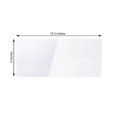 Clear Plexiglass Sheet, DIY Acrylic Sheets Sign Board With Protective Film - 3mm Thick -Home Decor Promotional Store IRON STND01 B2 16 CLR 98