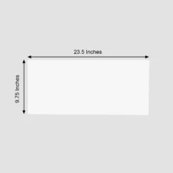 White Plexiglass Sheet, DIY Acrylic Sheets Sign Board With Protective Film - 3mm Thick -Home Decor Promotional Store IRON STND01 B2 24 WHT 98
