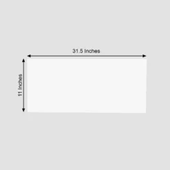 White Plexiglass Sheet, DIY Acrylic Sheets Sign Board With Protective Film - 3mm Thick -Home Decor Promotional Store IRON STND01 B2 32 WHT 98