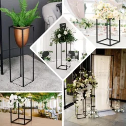 Rectangular Matte Black Metal Flower Stand, Geometric Centerpiece Vases 22 Rectangular Matte Black Metal Flower Stand, Geometric Centerpiece Vases -Home Decor Promotional Store IRON STND01 xx MBLK EBC2 grande.progressive d3275df2 35c8 4cf4 ab30 9dee23fa6dcd