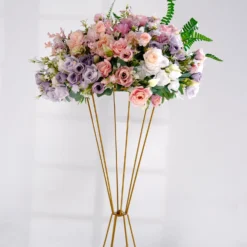 Reversible Gold Metal Geometric Flower Vase Stands, Pedestal Columns Centerpiece -Home Decor Promotional Store IRON STND04 L GOLD D05.progressive 3cdcebf5 e920 4964 b23f 45edbff9c0e6