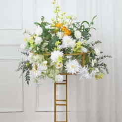 Gold Metal Large Open Frame Floral Riser Centerpiece, Grand Halo Top Flower Display Stand Pedestal 46" Tall 12 Gold Metal Large Open Frame Floral Riser Centerpiece, Grand Halo Top Flower Display Stand Pedestal 46" Tall -Home Decor Promotional Store IRON STND11 46 GOLD D02