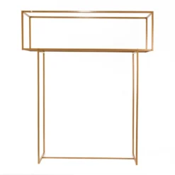 48" Gold Heavy Duty Metal Rectangular Centerpiece Stand, Tall Floral Arrangement Tabletop Display Rack 32 48" Gold Heavy Duty Metal Rectangular Centerpiece Stand, Tall Floral Arrangement Tabletop Display Rack -Home Decor Promotional Store IRON STND16 48 GOLD D14