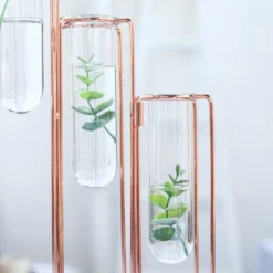 Set Of 5 Conjoined Frame Test Tube Hydroponic Vases, Geometric Table Centerpieces 15" -Home Decor Promotional Store IRON VASE 011 15 054 D011.progressive e3ee2d91 c8a8 4b37 addd eaf9fdb79f8a