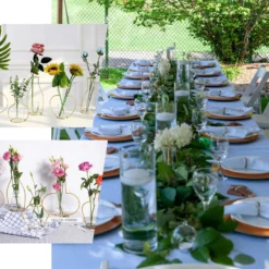 Set Of 2 | Bottle Shaped Gold Metal Frame Test Tube Bud Vases, Geometric Glass Table Centerpieces - 8",10" 14 Set Of 2 | Bottle Shaped Gold Metal Frame Test Tube Bud Vases, Geometric Glass Table Centerpieces - 8",10" -Home Decor Promotional Store IRON VASE 0 EBC2.progressive a42e091d 0929 4cef 986b 92bdb0219fe9