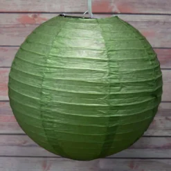 12 Pack Hanging Paper Lanterns, Chinese Sky Lanterns 24"