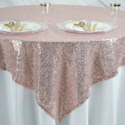 60"x60" Duchess Sequin Tablecloth Overlay, Square Table Overlay 31 60"x60" Duchess Sequin Tablecloth Overlay, Square Table Overlay -Home Decor Promotional Store LAY60 02 046 D01 b4c67331 c721 461b 9975 845f5c199ea4