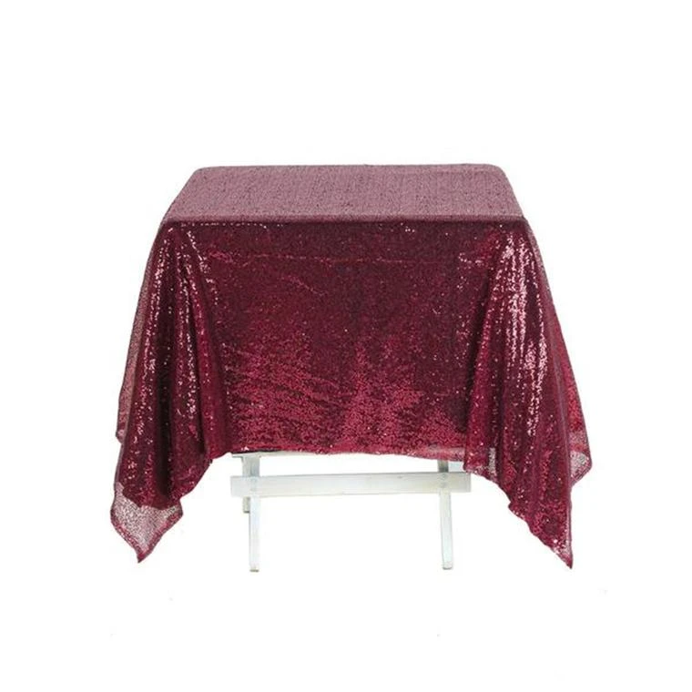 60"x60" Duchess Sequin Tablecloth Overlay, Square Table Overlay 17 60"x60" Duchess Sequin Tablecloth Overlay, Square Table Overlay - Image 17