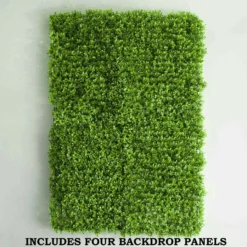 Lime Green Boxwood Hedge Genlisea Garden Wall Backdrop Mat 4 Artificial Panels 11 Sq Ft. 20 Lime Green Boxwood Hedge Genlisea Garden Wall Backdrop Mat 4 Artificial Panels 11 Sq Ft. -Home Decor Promotional Store LAY60 ORG 019 02 3