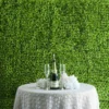 Lime Green Boxwood Hedge Genlisea Garden Wall Backdrop Mat 4 Artificial Panels 11 Sq Ft.
