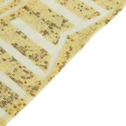 72" Square Diamond Glitz Sequin Table Overlay Topper 31 72" Square Diamond Glitz Sequin Table Overlay Topper -Home Decor Promotional Store LAY72 02G GOLD D05