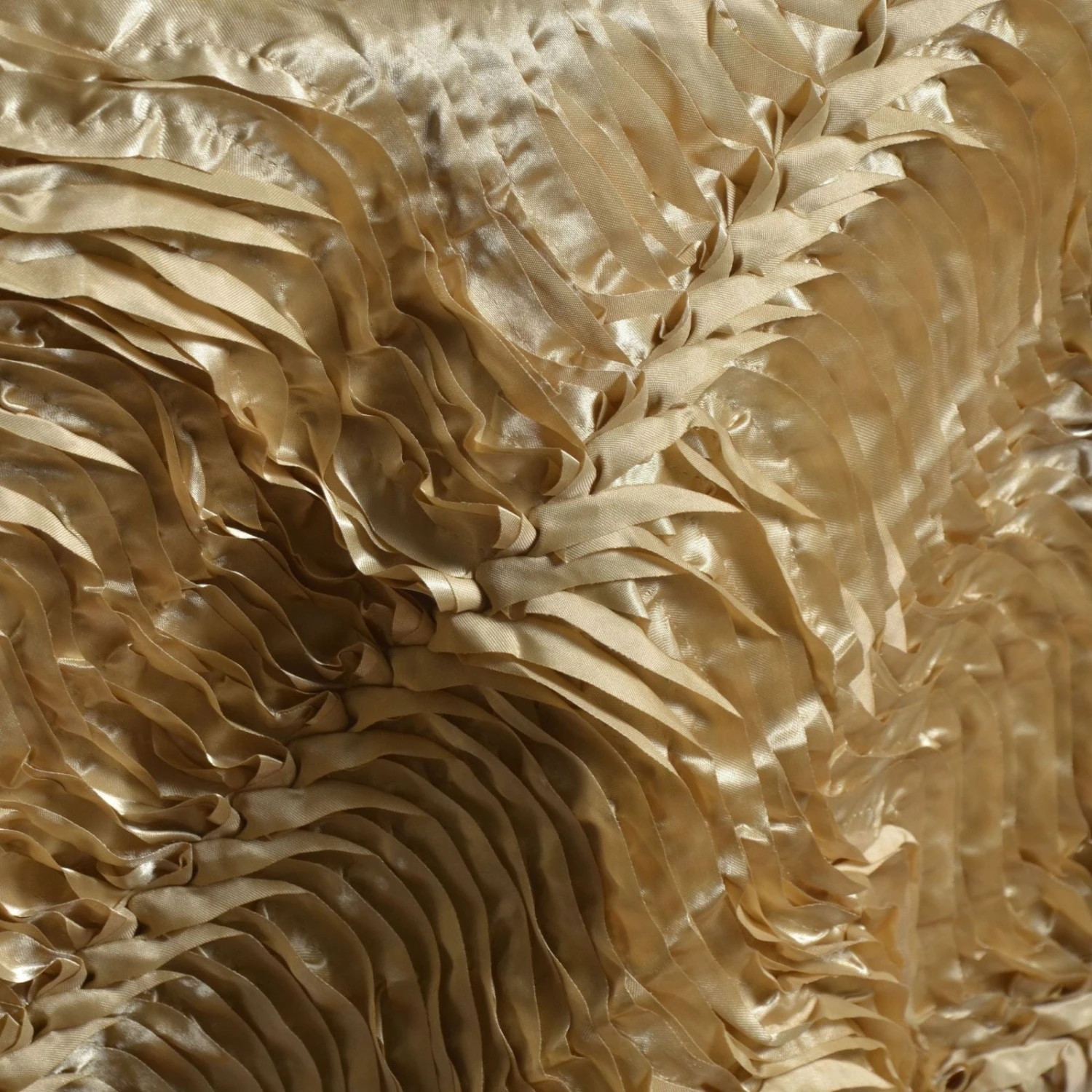 72" Crushed Satin Wavy Square Overlay - Table Linens Decor 3 72" Crushed Satin Wavy Square Overlay - Table Linens Decor - Image 3