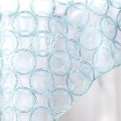 85" X 85" Organza Overlay With Sequin Circle Designs -Home Decor Promotional Store LAY85 41 023 D01