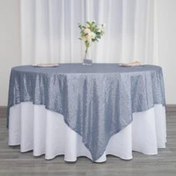 90"X90" Premium Sequin Tablecloth Overlay, Square Table Overlay -Home Decor Promotional Store LAY90 02 086 D02.progressive 5cbcc083 f750 45ba 9b7d 482eef604cc7