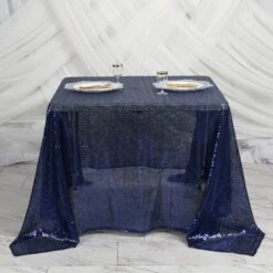 90"X90" Premium Sequin Tablecloth Overlay, Square Table Overlay -Home Decor Promotional Store LAY90 02 PARENT 3