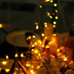 192 LED Icicle Fairy String Light Curtain Backdrop 5ftx8ft Plug In Panel With 8 LED Light Strands 25 192 LED Icicle Fairy String Light Curtain Backdrop 5ftx8ft Plug In Panel With 8 LED Light Strands -Home Decor Promotional Store LEDSTR03 5X8 CLR D02.progressive 12784a45 a582 4efd 92db 73cac63a3023