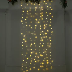 192 LED Icicle Fairy String Light Curtain Backdrop 5ftx8ft Plug In Panel With 8 LED Light Strands 24 192 LED Icicle Fairy String Light Curtain Backdrop 5ftx8ft Plug In Panel With 8 LED Light Strands -Home Decor Promotional Store LEDSTR03 5X8 CLR 01.progressive ef4cee81 f2f7 44c6 90c4 6bd6516faabd