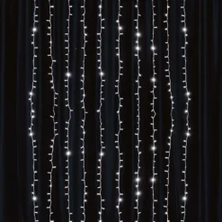 192 LED Icicle Fairy String Light Curtain Backdrop 5ftx8ft Plug In Panel With 8 LED Light Strands 30 192 LED Icicle Fairy String Light Curtain Backdrop 5ftx8ft Plug In Panel With 8 LED Light Strands -Home Decor Promotional Store LEDSTR03 5X8 WHT 02.progressive a257a83d 1198 4752 a80d 4279353c0720