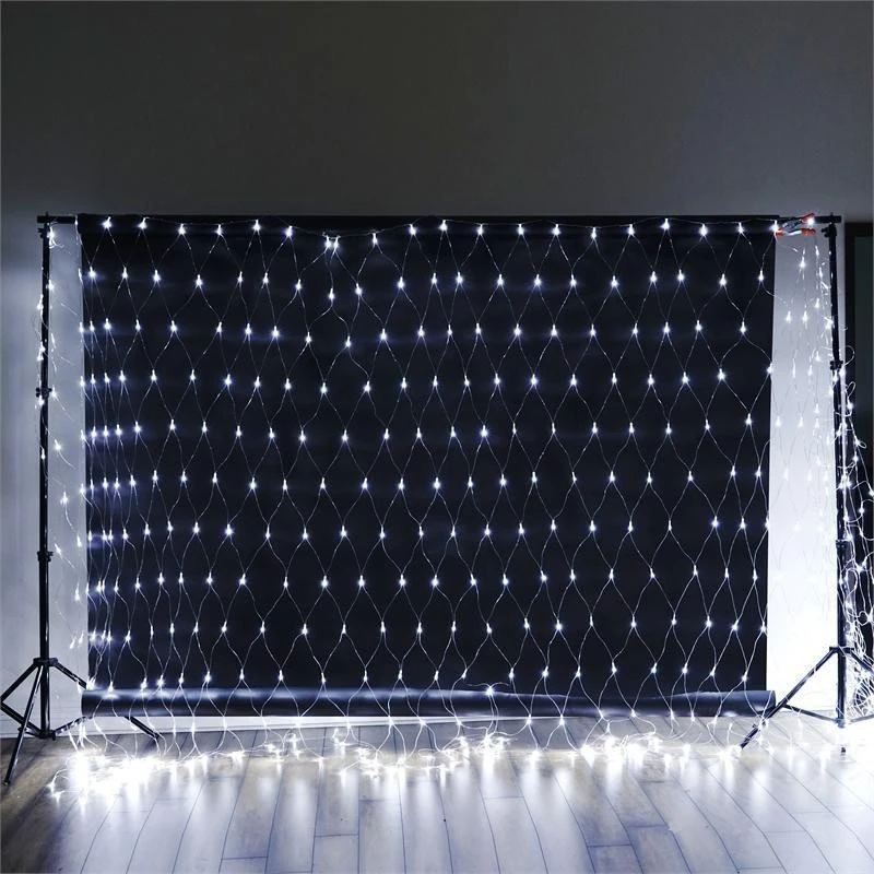 20ftx10ft | 600 LED Fish Net Lights, Fairy String Lights With 8 Modes 14 20ftx10ft | 600 LED Fish Net Lights, Fairy String Lights With 8 Modes - Image 14