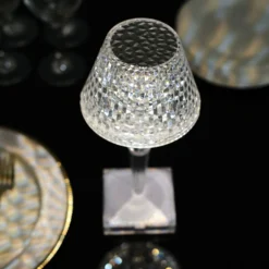 10" LED Acrylic Crystal Cup Shape Color Changing Cordless Table Lamp, Rechargeable Touch Control Accent Lamp 20 10" LED Acrylic Crystal Cup Shape Color Changing Cordless Table Lamp, Rechargeable Touch Control Accent Lamp -Home Decor Promotional Store LED ACRY LAMP05 ASST D03
