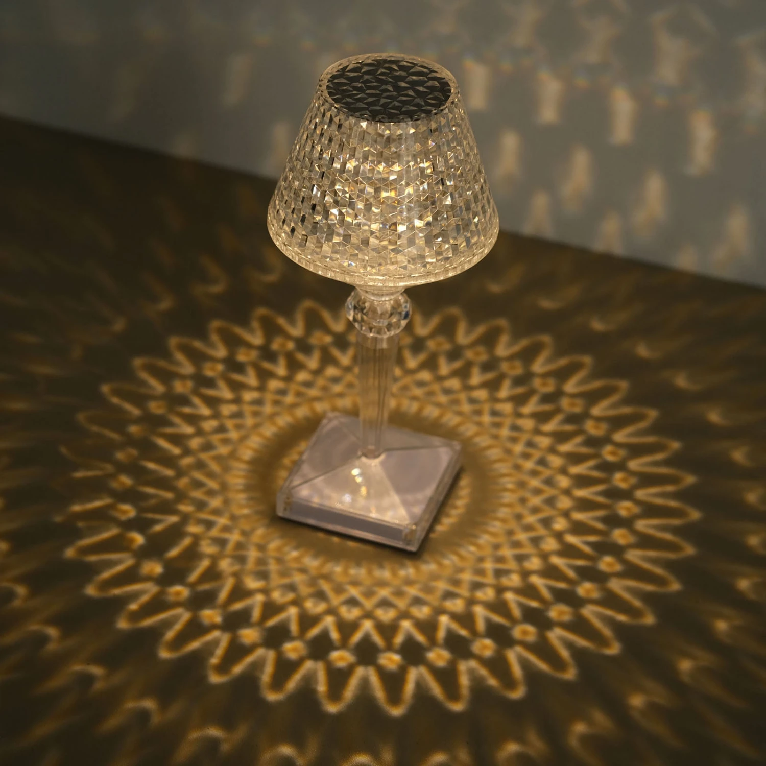 10" LED Acrylic Crystal Cup Shape Color Changing Cordless Table Lamp, Rechargeable Touch Control Accent Lamp 6 10" LED Acrylic Crystal Cup Shape Color Changing Cordless Table Lamp, Rechargeable Touch Control Accent Lamp - Image 6