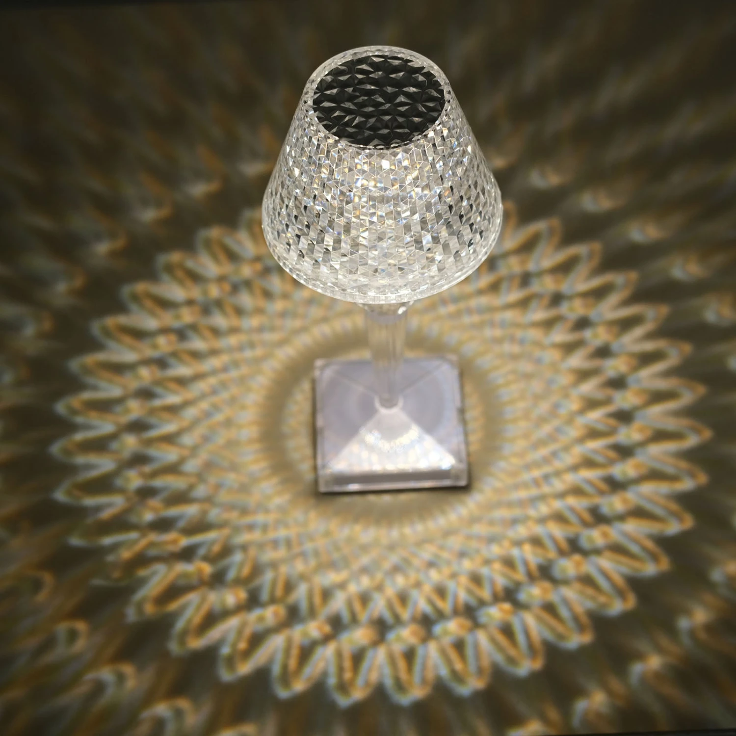 10" LED Acrylic Crystal Cup Shape Color Changing Cordless Table Lamp, Rechargeable Touch Control Accent Lamp 9 10" LED Acrylic Crystal Cup Shape Color Changing Cordless Table Lamp, Rechargeable Touch Control Accent Lamp - Image 9