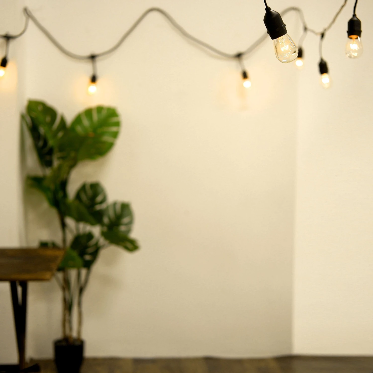 48ft Warm White Connectable Hanging Outdoor Or Indoor String Lights, Waterproof 120V With 18 Incandescent Glass Light Bulbs 14 48ft Warm White Connectable Hanging Outdoor Or Indoor String Lights, Waterproof 120V With 18 Incandescent Glass Light Bulbs - Image 14