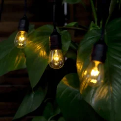 48ft Warm White Connectable Hanging Outdoor Or Indoor String Lights, Waterproof 120V With 18 Incandescent Glass Light Bulbs 27 48ft Warm White Connectable Hanging Outdoor Or Indoor String Lights, Waterproof 120V With 18 Incandescent Glass Light Bulbs -Home Decor Promotional Store LED BALL12 48FT CLR D03 2