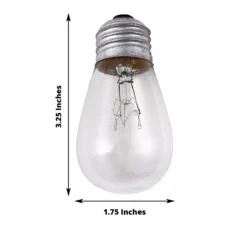 24 Pack | 11W Incandescent Warm White S14 Outdoor String Light Bulbs + 1 Extra Replacement Bulb FREE 19 24 Pack | 11W Incandescent Warm White S14 Outdoor String Light Bulbs + 1 Extra Replacement Bulb FREE -Home Decor Promotional Store LED BALL12 BULB CLR 98.progressive c65ff60d 6dbd 425d 874e 07c15fa06576