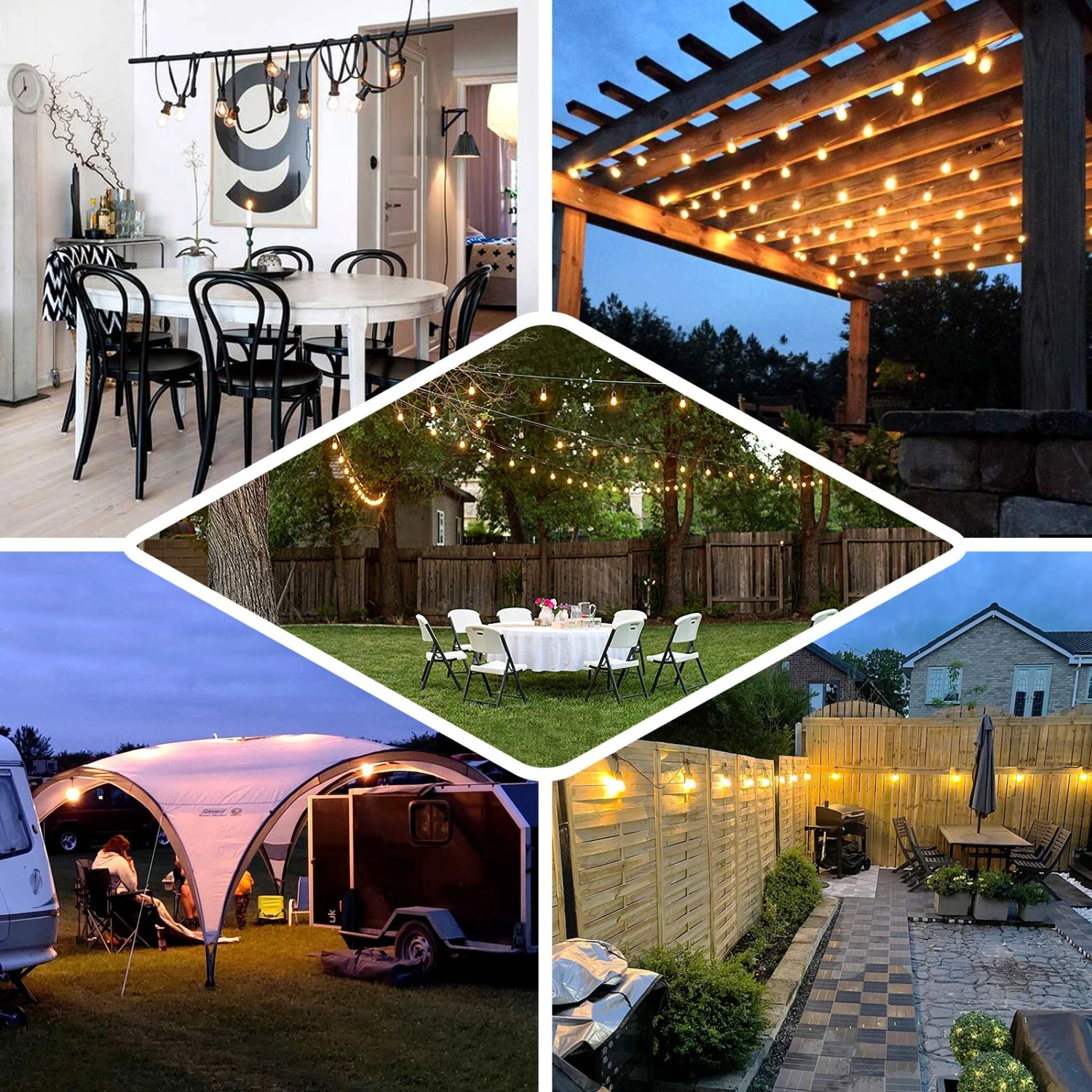 24 Pack | 11W Incandescent Warm White S14 Outdoor String Light Bulbs + 1 Extra Replacement Bulb FREE 3 24 Pack | 11W Incandescent Warm White S14 Outdoor String Light Bulbs + 1 Extra Replacement Bulb FREE - Image 3