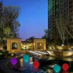 Floating Pool Light Up Glow Ball, Inflatable Outdoor Garden Lights With Remote - 13 RGB Colors And 3 Color Modes 29 Floating Pool Light Up Glow Ball, Inflatable Outdoor Garden Lights With Remote - 13 RGB Colors And 3 Color Modes -Home Decor Promotional Store LED BALL14 12 D08