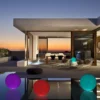 Floating Pool Light Up Glow Ball, Inflatable Outdoor Garden Lights With Remote - 13 RGB Colors And 3 Color Modes