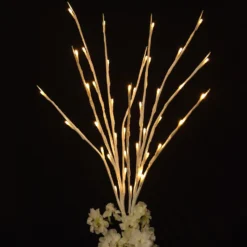 3 Pack | 31" Artificial Tree Twig Lights, Lighted Branches With 60 Bright Warm White LED Bulbs 26 3 Pack | 31" Artificial Tree Twig Lights, Lighted Branches With 60 Bright Warm White LED Bulbs -Home Decor Promotional Store LED BRCH02 WHT D02