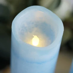 Flameless LED Pillar Candles, Remote Operated Battery Powered 4", 6", 8" 28 Flameless LED Pillar Candles, Remote Operated Battery Powered 4", 6", 8" -Home Decor Promotional Store LED CAND PL01 BLUE D03.progressive bb5f240b a5f7 4d90 a7f0 ce6ce2b94b66